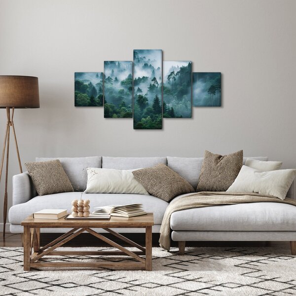 Obraz - Las we mgle (125x70 cm)