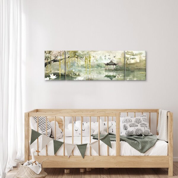 Obraz - Chińskie jezioro (170x50 cm)