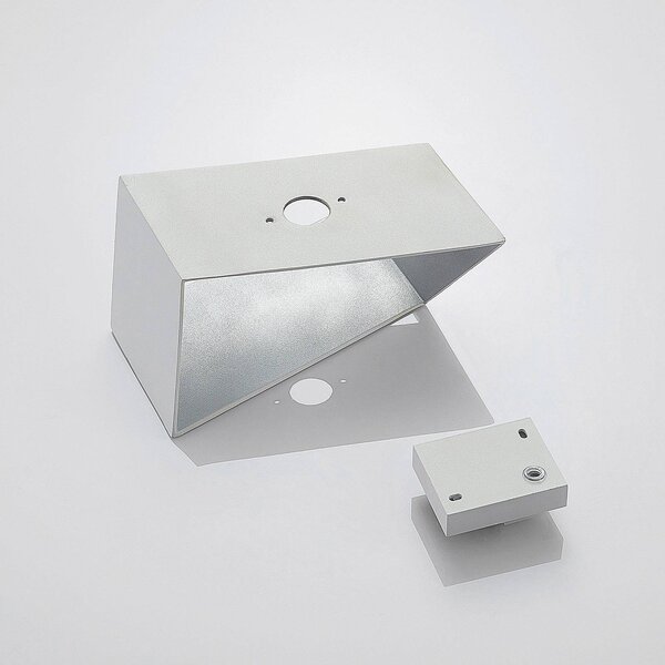Kinkiet Assona Arcchio, możliwość ściemniania, biały / opal, salon / jadalnia, aluminium, nowoczesny