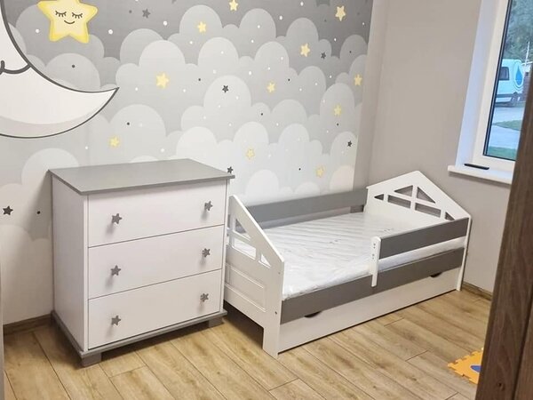 Komoda dziecięca STARS z 3 szufladami i wycięciami w kształcie gwiazdki