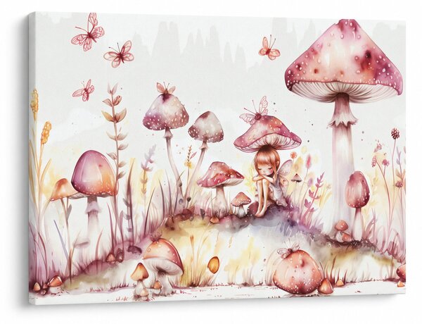 Obraz - Różowa wróżka (70x50 cm)