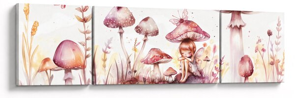Obraz - Różowa wróżka (170x50 cm)