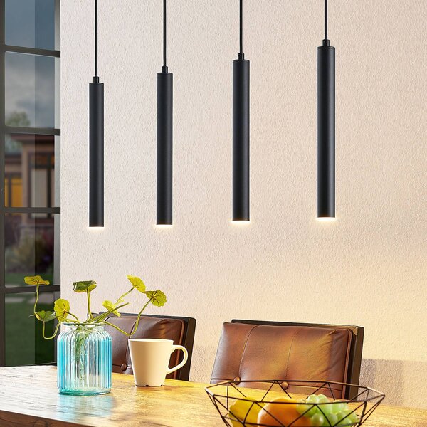 Lampa wisząca Kammeron Arcchio, czarny, salon / jadalnia, metal, nowoczesny