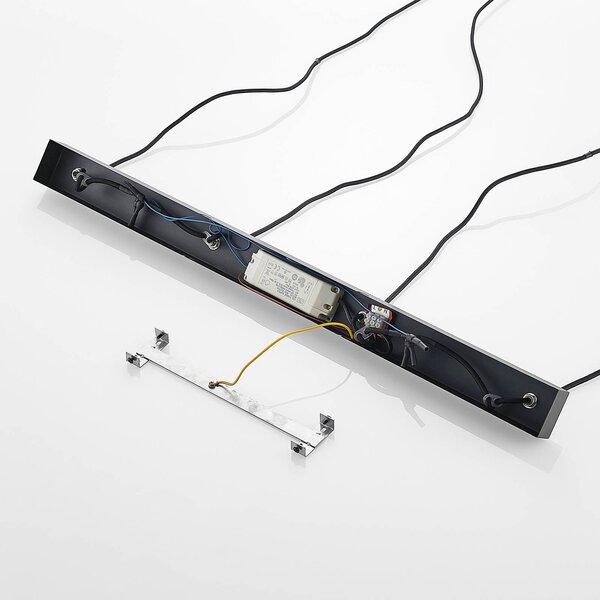 Lampa wisząca Kammeron Arcchio, czarny, salon / jadalnia, metal, nowoczesny