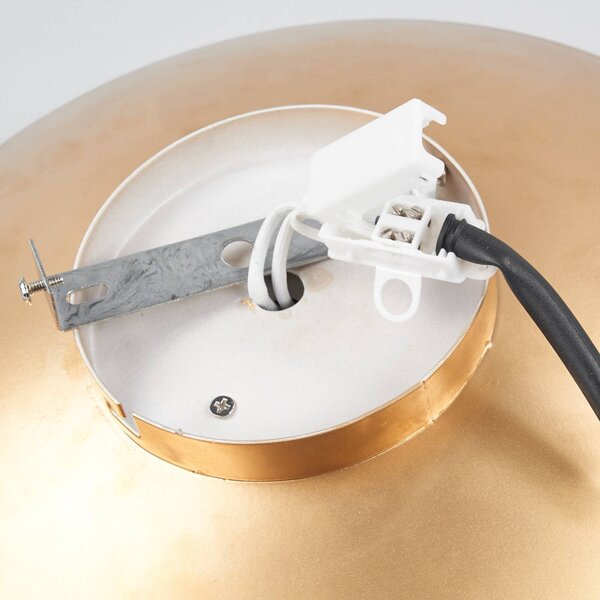 Lampa sufitowa LED Keti Lindby, mosiężny / złoty, przedpokój, metal, nowoczesny