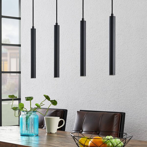 Lampa wisząca Kammeron Arcchio, czarny, salon / jadalnia, metal, nowoczesny