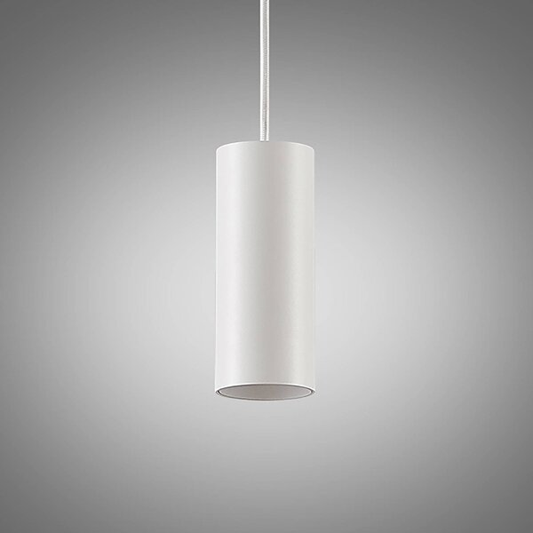 Lampa wisząca Ejona Arcchio, możliwość ściemniania, biały / opal, przedpokój, aluminium, nowoczesny
