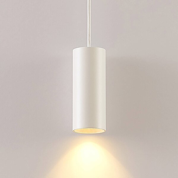 Lampa wisząca Ejona Arcchio, możliwość ściemniania, biały / opal, przedpokój, aluminium, nowoczesny