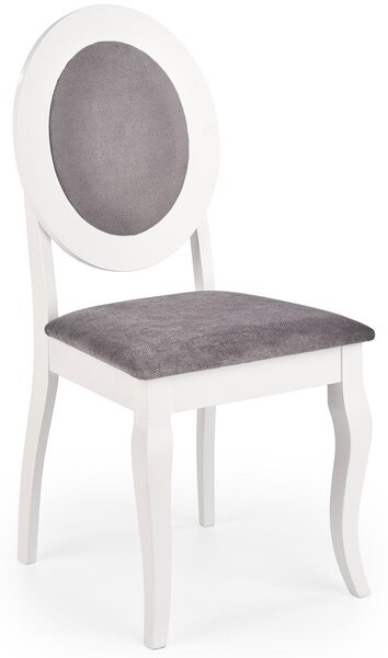 Białe krzesło do jadalni w stylu Retro Barock