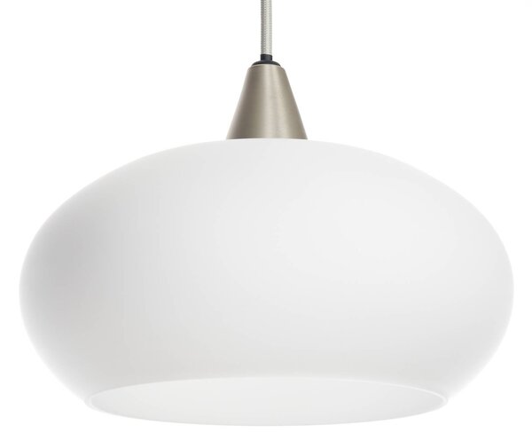 Lucande żyrandol Sharvil, 3-punktowa, biały, szkło, 97cm