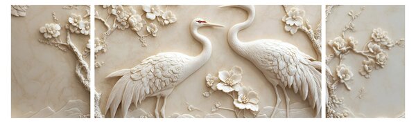 Obraz - Chiński wzór (170x50 cm)