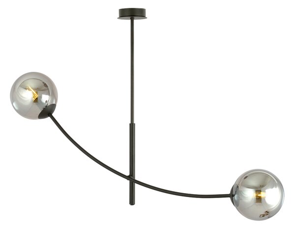 HUNTER 2 BLACK/GRAFIT 1100/2 lampa sufitowa żyrandol nowoczesny