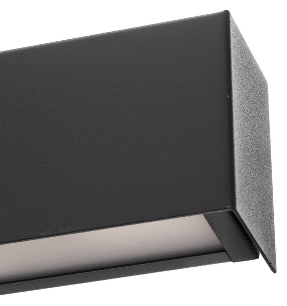 Kinkiet LED Straight M Nowodvorski Lighting, czarny, salon / jadalnia, metal, nowoczesny