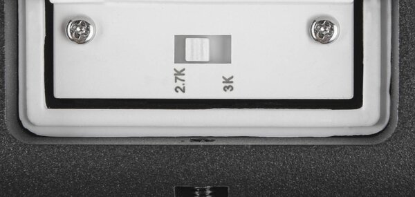 SLV Kinkiet zewnętrzny LED Oval, czarny, aluminium, nowoczesny