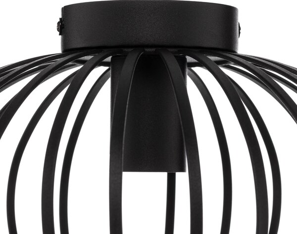 Lampa sufitowa Maivi Lindby, możliwość ściemniania, czarny, salon / jadalnia, metal, nowoczesny