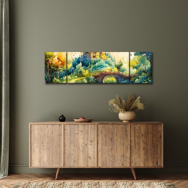 Obraz - Baśniowy zamek (170x50 cm)