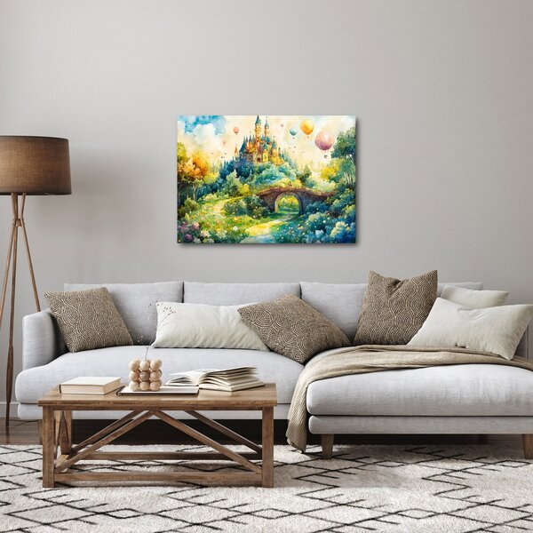 Obraz - Baśniowy zamek (70x50 cm)