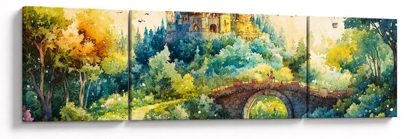 Obraz - Baśniowy zamek (170x50 cm)