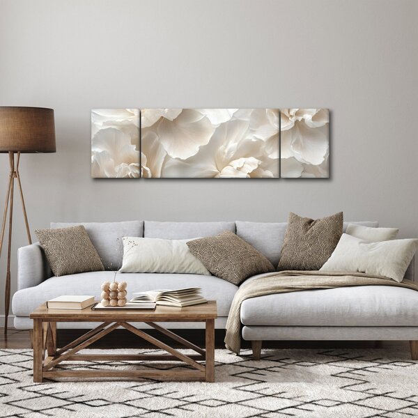 Obraz - Delikatne piwonie (170x50 cm)