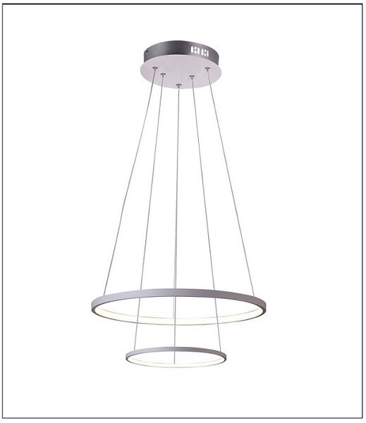 Biała podwójna lampa wisząca LED - 6X V082 W6-G20