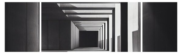 Obraz - Kwadratowy tunel (170x50 cm)