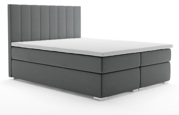 Wygodne łóżko Kontynentalne z materacem i pojemnikiem na pościel GRANDE