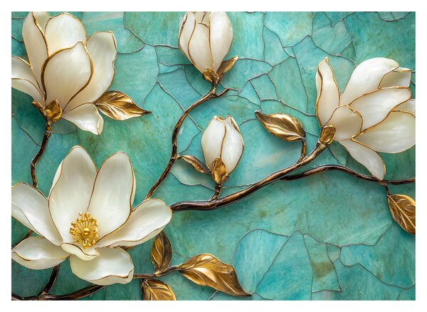 Obraz - 3D magnolie (70x50 cm)