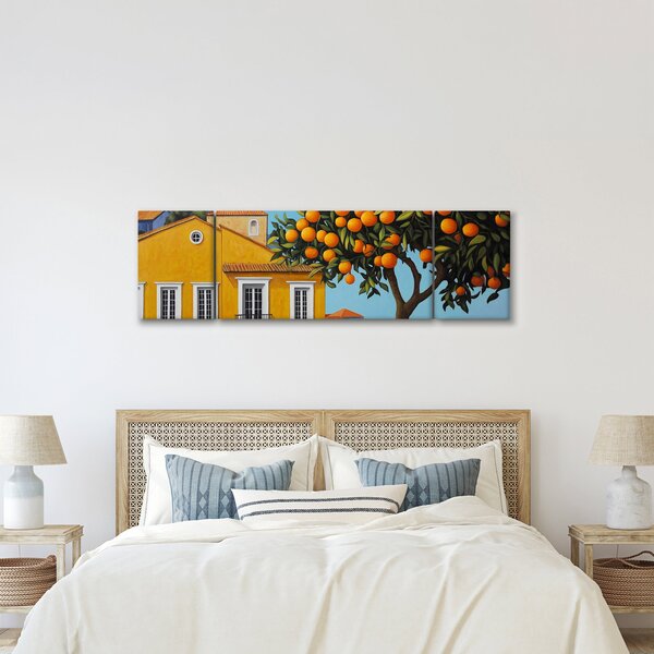 Obraz - Drzewo pomarańczowe (170x50 cm)