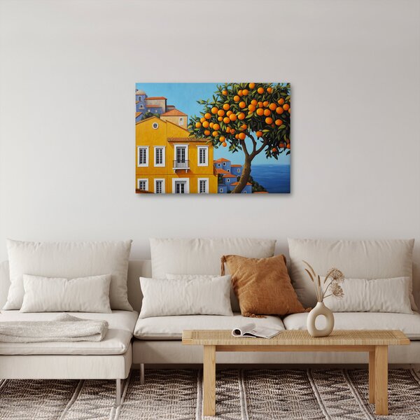 Obraz - Drzewo pomarańczowe (70x50 cm)