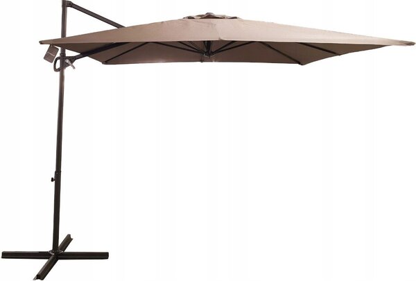 Parasol ogrodowy AUSTIN 300 cm beżowy składany