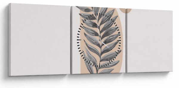 Obraz - Arkusz ilustracyjny N⁰1 (z zegarem) (90x30 cm)