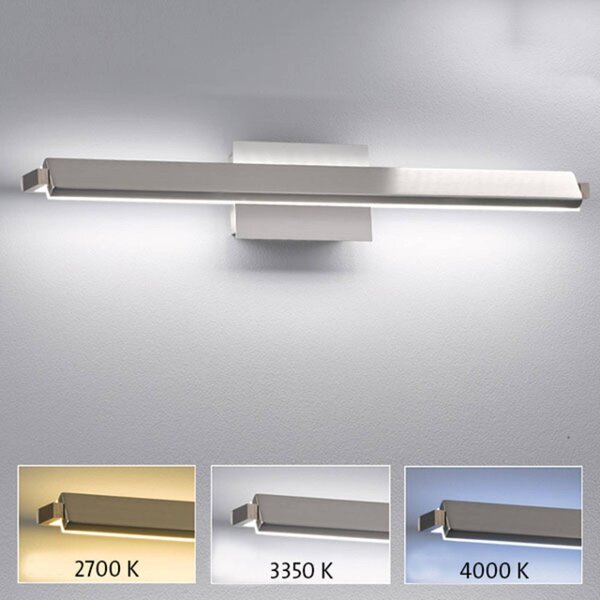 FISCHER & HONSEL Kinkiet LED Pare TW, możliwość ściemniania, aluminiowy / szary / cynkowy, salon / jadalnia, metal, nowoczesny