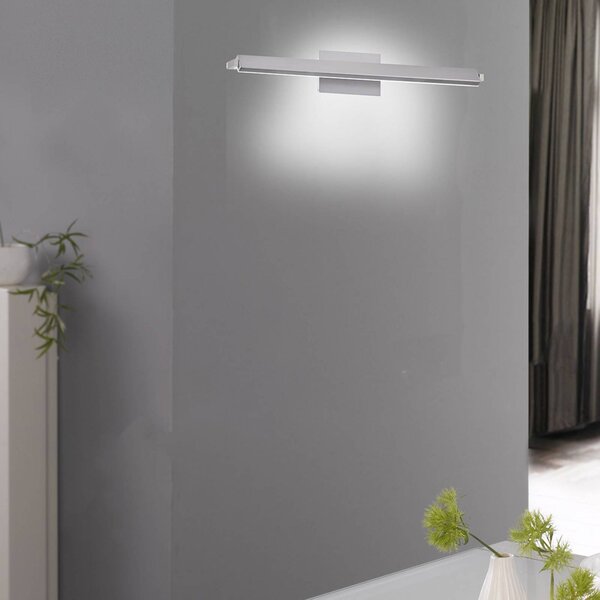 FISCHER & HONSEL Kinkiet LED Pare TW, możliwość ściemniania, aluminiowy / szary / cynkowy, salon / jadalnia, metal, nowoczesny