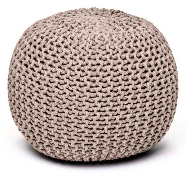 Szarobrązowy puf Bonami Essentials Jagger