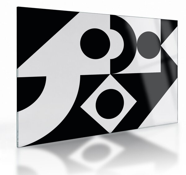 Obraz na szkle - Abstrakcja geometryczna N⁰1 (70x50 cm)