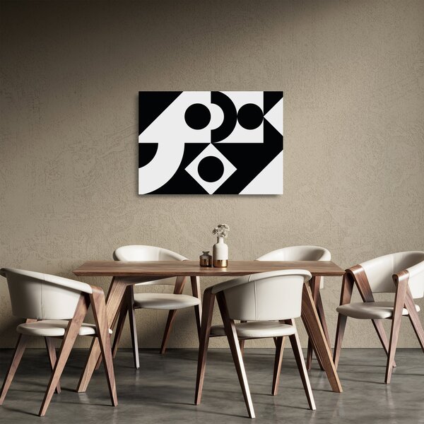 Obraz na szkle - Abstrakcja geometryczna N⁰1 (70x50 cm)