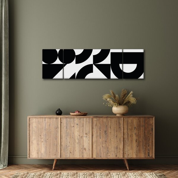 Obraz - Abstrakcja geometryczna N⁰2 (170x50 cm)