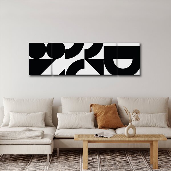 Obraz - Abstrakcja geometryczna N⁰2 (170x50 cm)