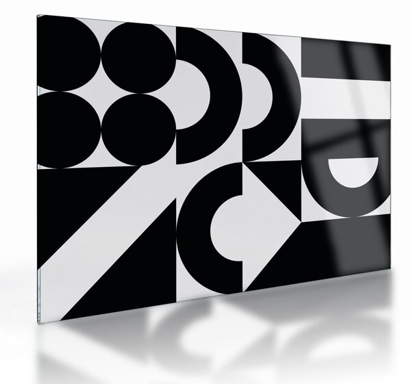 Obraz na szkle - Abstrakcja geometryczna N⁰2 (70x50 cm)