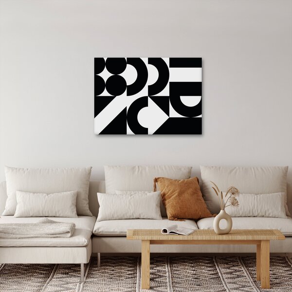Obraz - Abstrakcja geometryczna N⁰2 (70x50 cm)