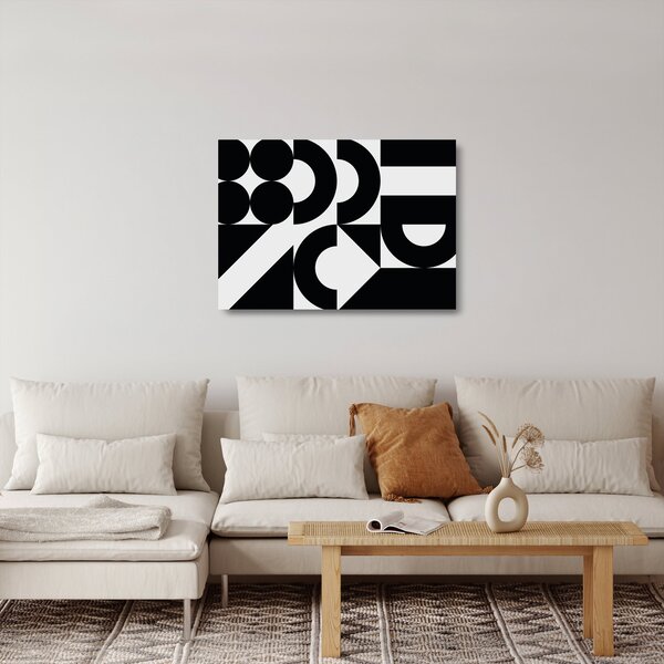 Obraz na szkle - Abstrakcja geometryczna N⁰2 (70x50 cm)