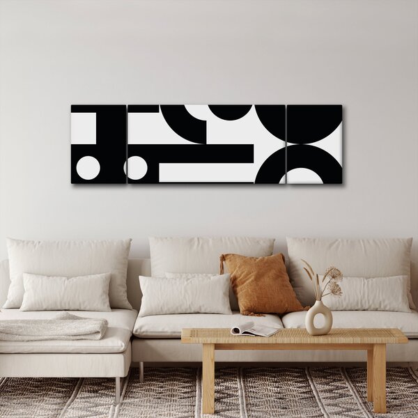 Obraz - Abstrakcja geometryczna N⁰3 (170x50 cm)