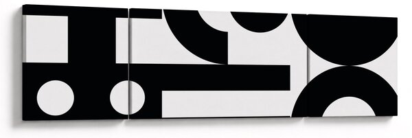 Obraz - Abstrakcja geometryczna N⁰3 (170x50 cm)