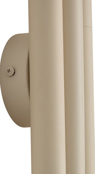 Lampa ścienna retro beżowa 3-punktowa - Pipes