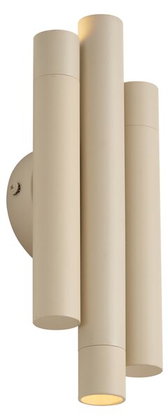 Lampa ścienna retro beżowa 3-punktowa - Pipes