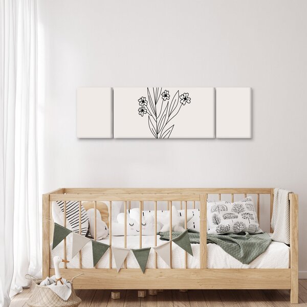 Obraz - Meadow Flower N⁰1 (170x50 cm)