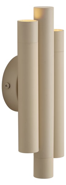 Lampa ścienna retro beżowa 3-punktowa - Pipes