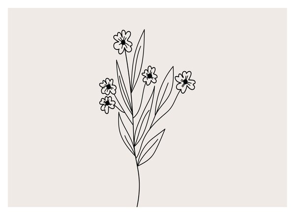 Obraz - Meadow Flower N⁰1 (70x50 cm)