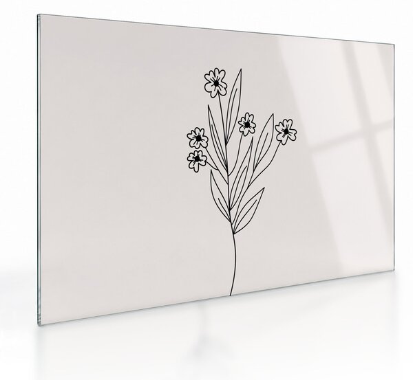 Obraz na szkle - Meadow Flower N⁰1 (70x50 cm)