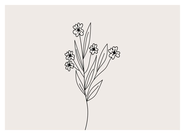 Obraz na szkle - Meadow Flower N⁰1 (70x50 cm)